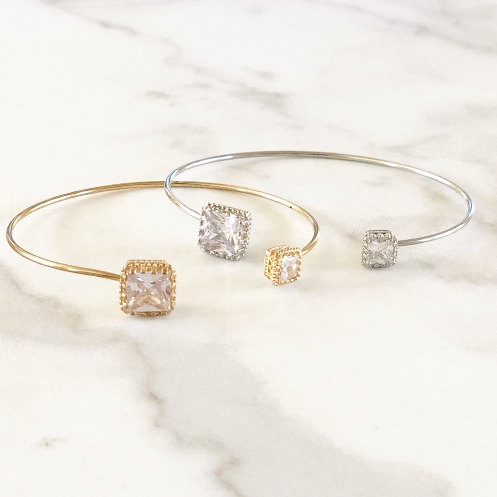 CZ Dainty Bracelet Cuff